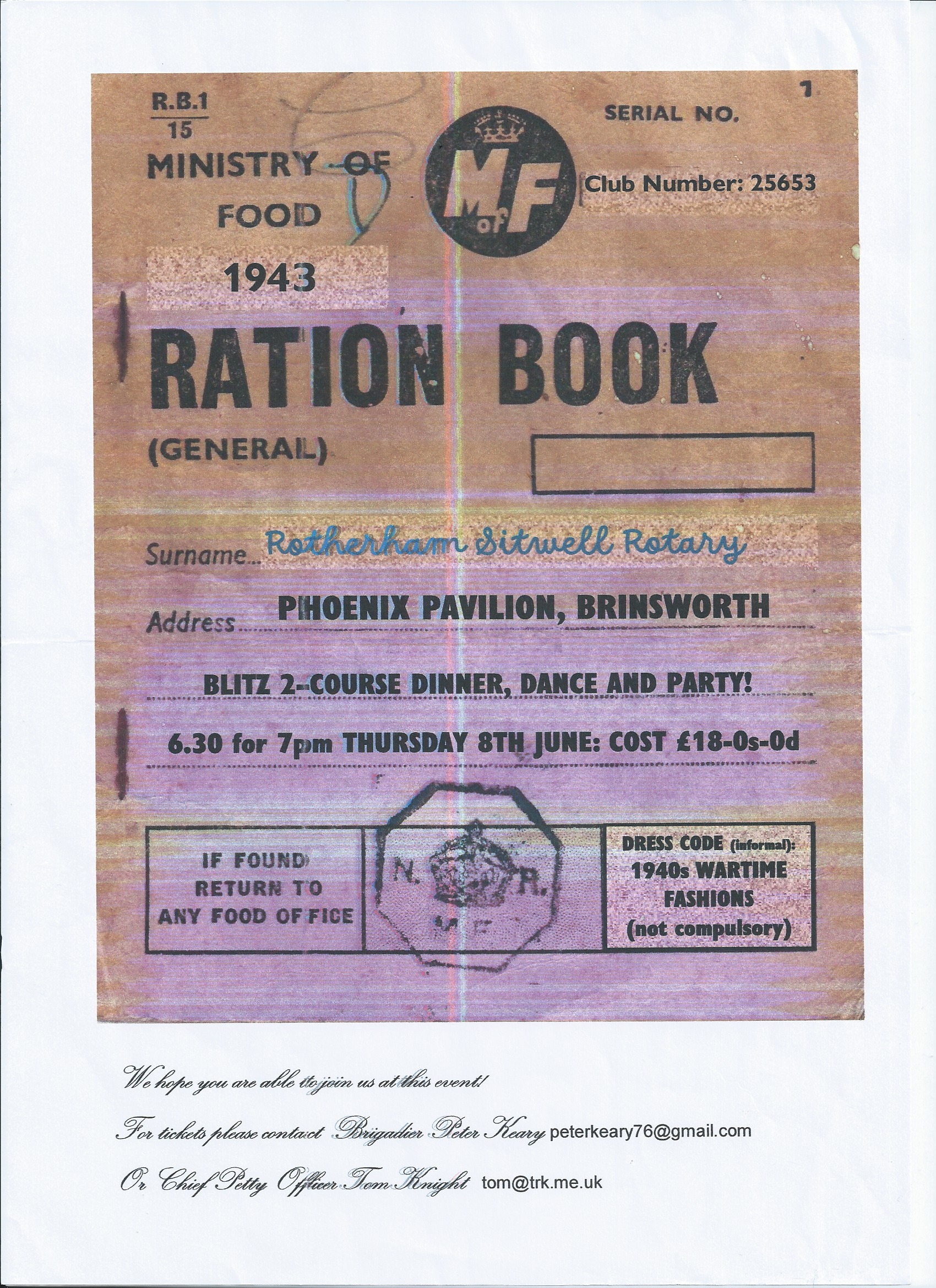 1940's Fun and Party Night