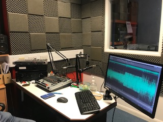 Studio at Rotherham Talking Newspaper