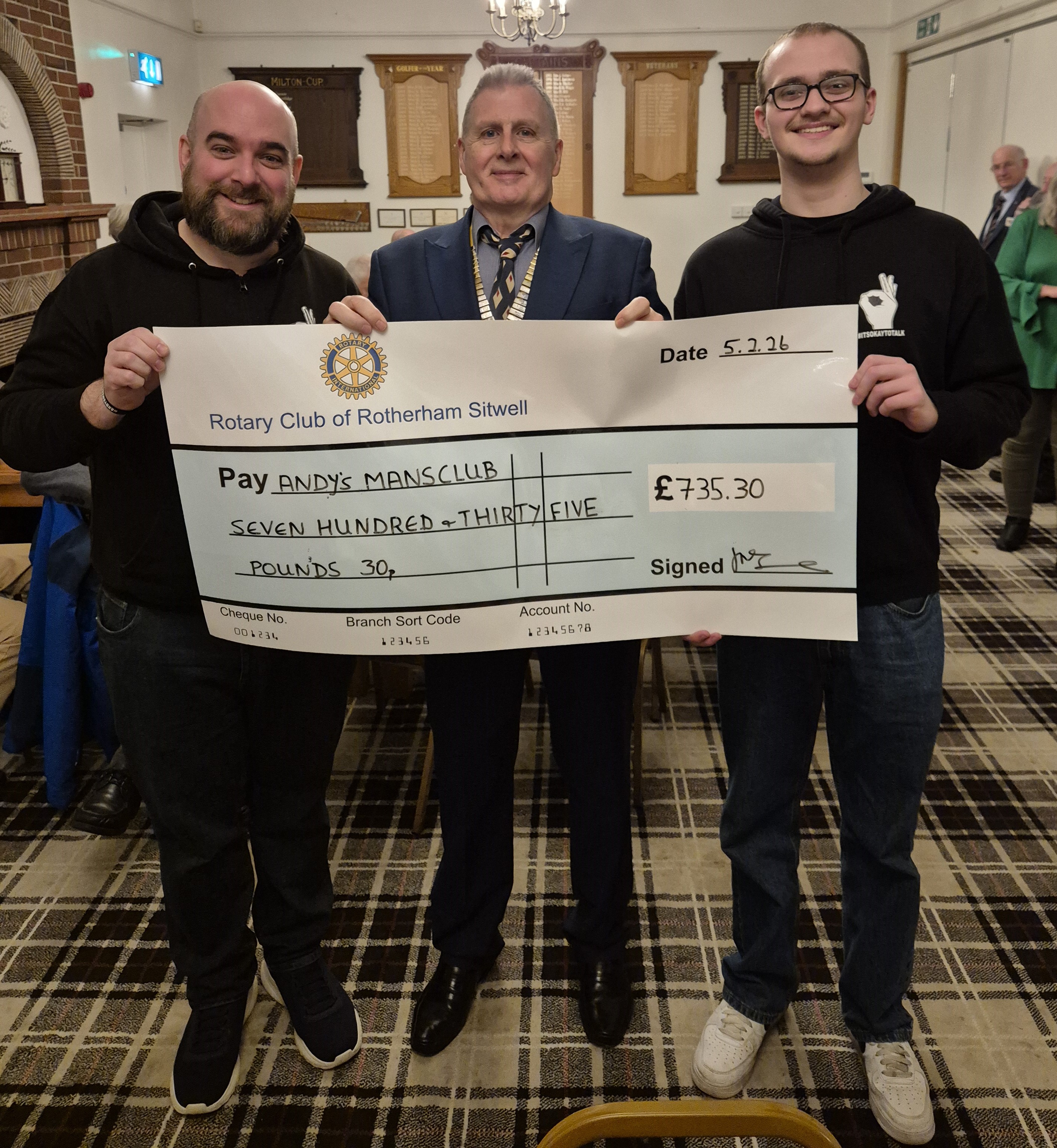 A Big Thank You From Rotherham Sitwell Rotary.