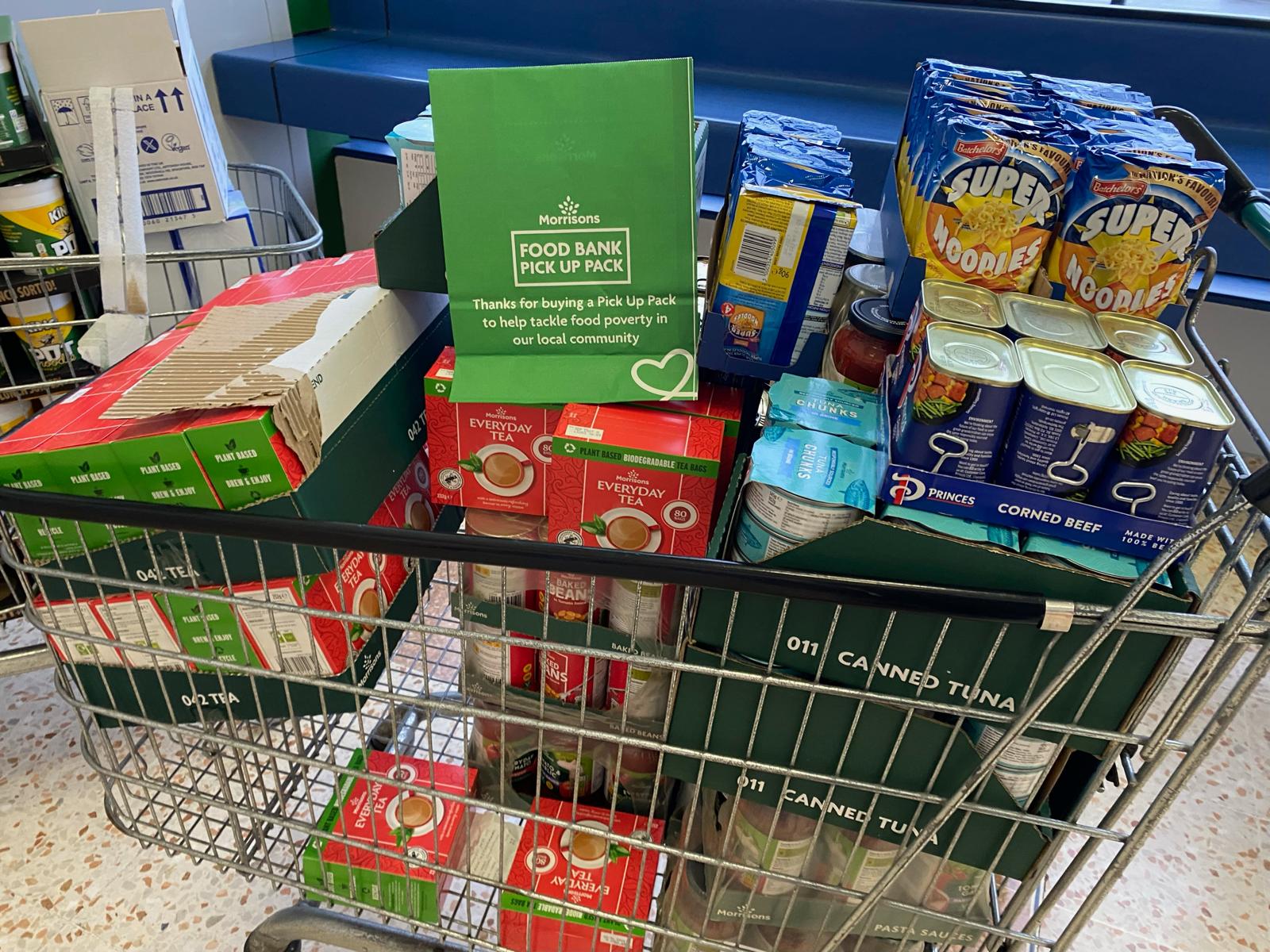  support local Foodbanks and help tackle food poverty in the community.