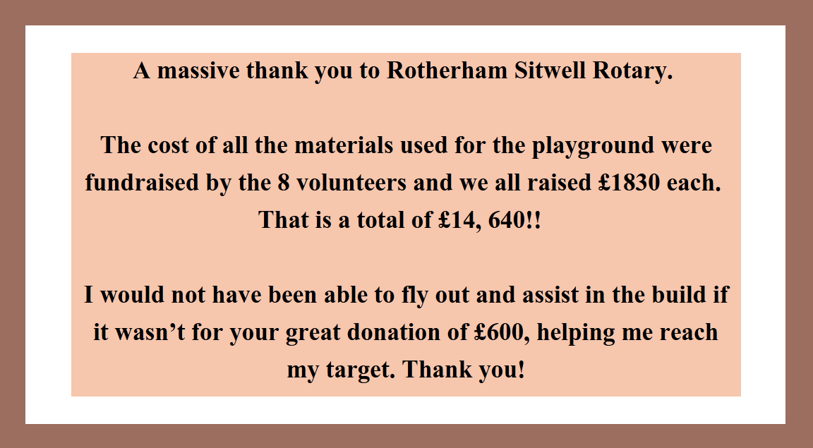 Rotherham Sitwell Rotary proud to support Asim’s Kenya Project.