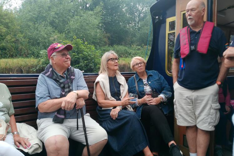 boat trip hosted by Swinton Lock Activity Centre.