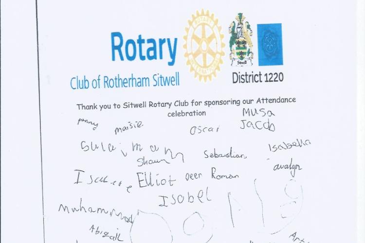 Attendance Presentation Assembly at Flanderwell Primary School